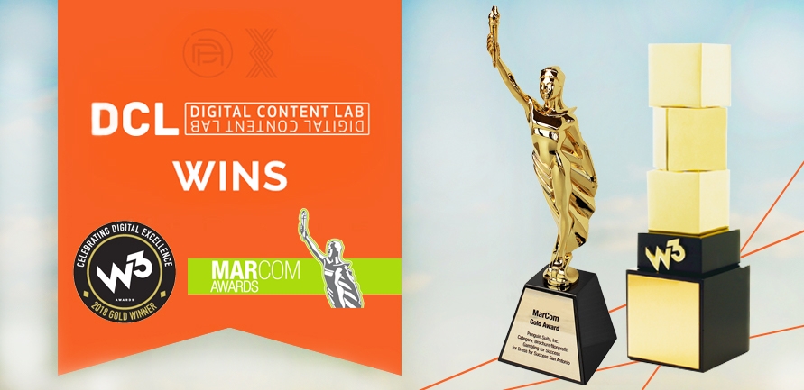 Digital Content Lab wins MarCom and W3 Award