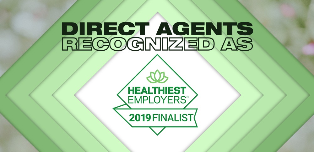 Direct Agents Recognized as Healthiest Employers 2019 Finalist