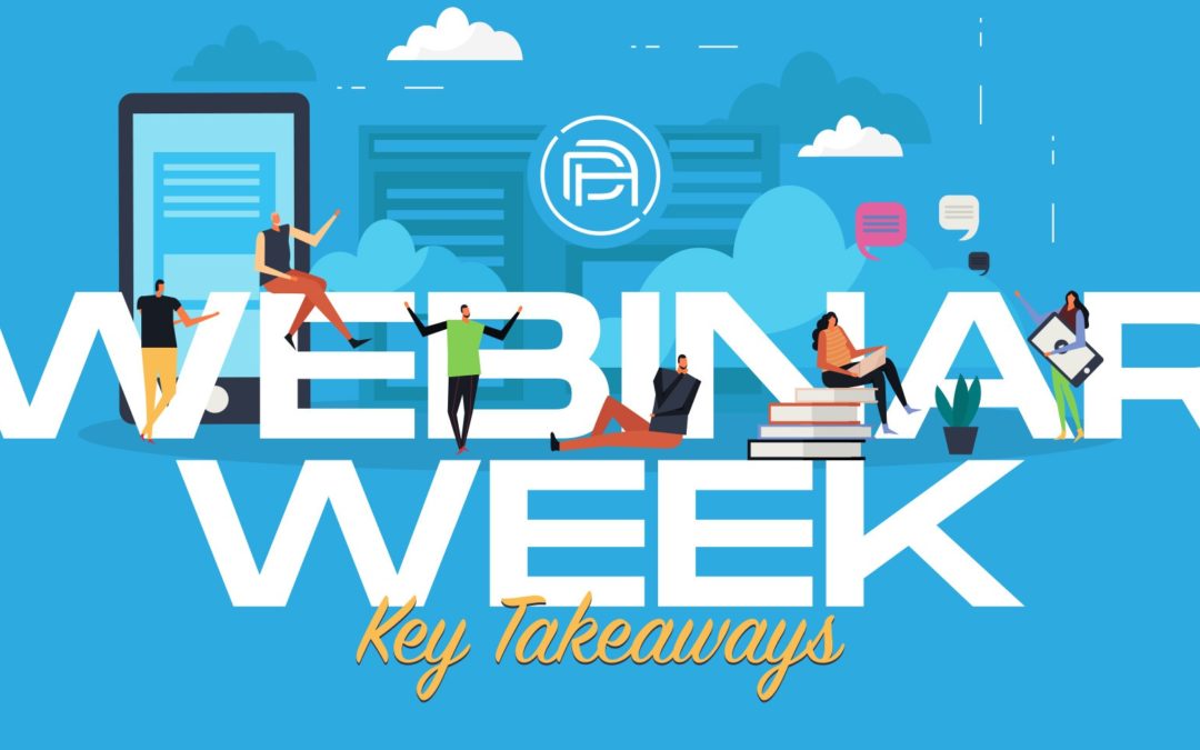 Webinar Week: Key Takeaways