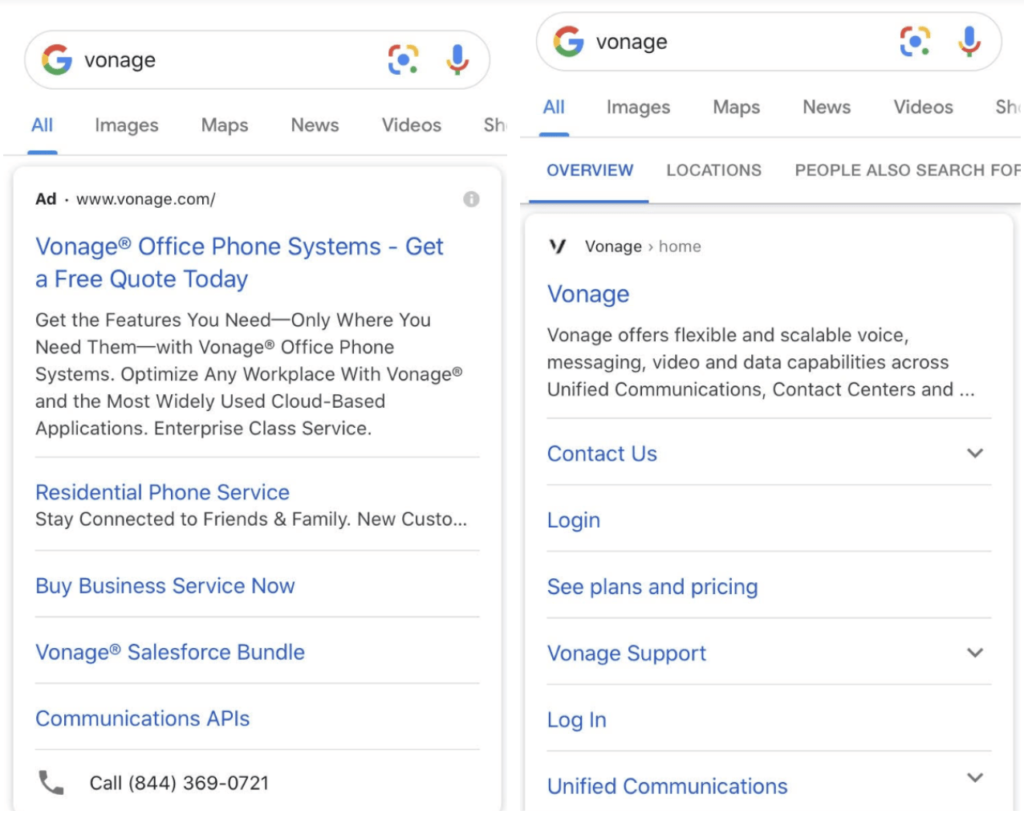 search results for Vonage