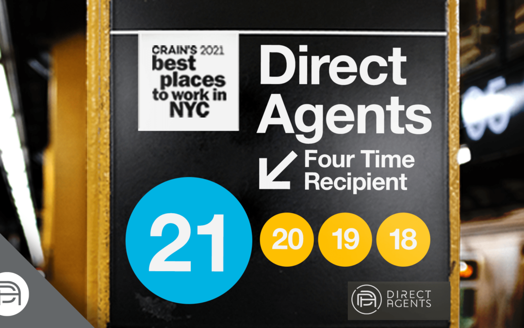 Direct Agents Wins Crain’s Best Place to Work 2021