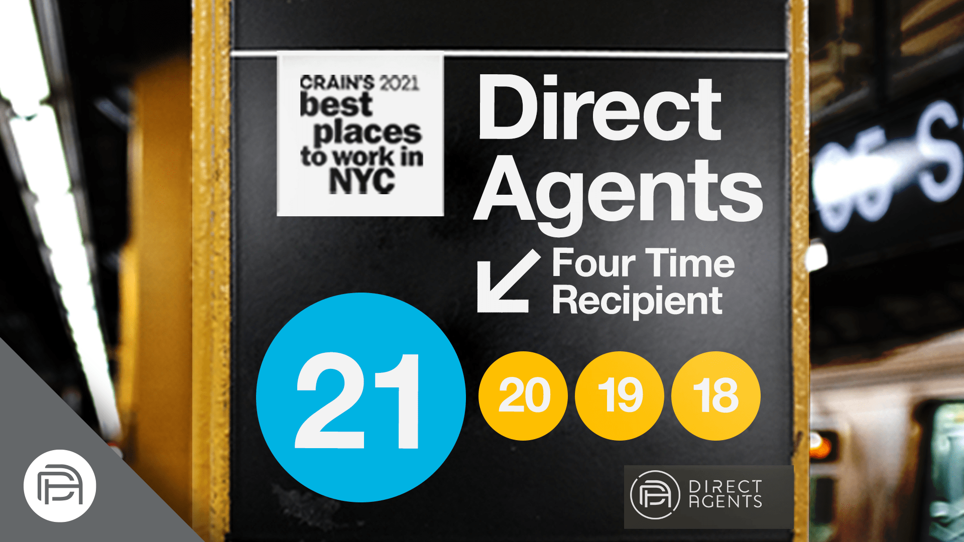 Direct Agents Wins Crain’s Best Place to Work 2021