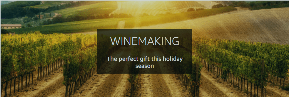 Winemaking - the perfect gift this holiday season
