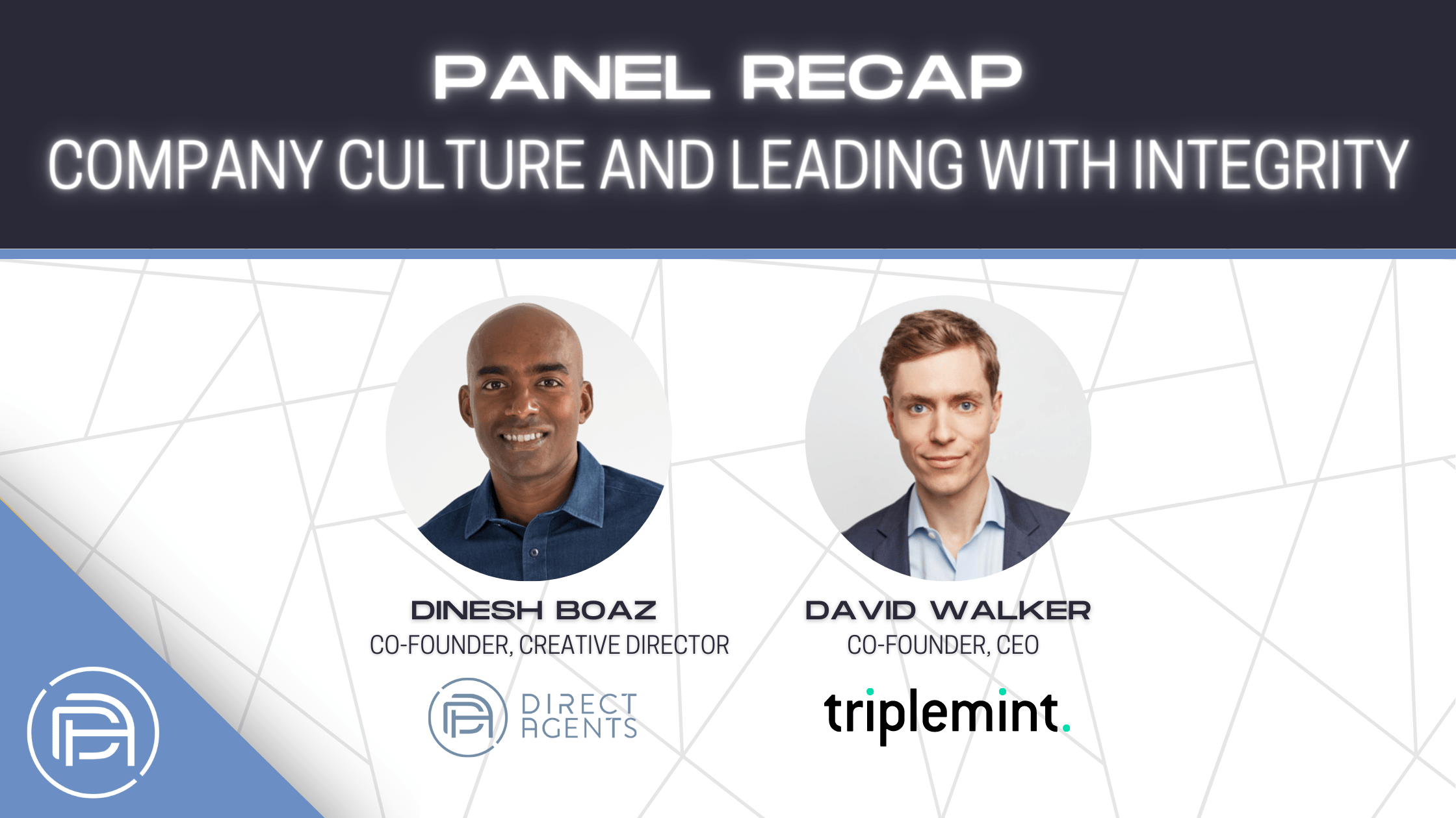 Panel Recap: Company Culture & Leading with Integrity – Direct Agents x Triplemint
