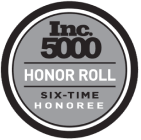 INC 5000 honor roll six-time horonee