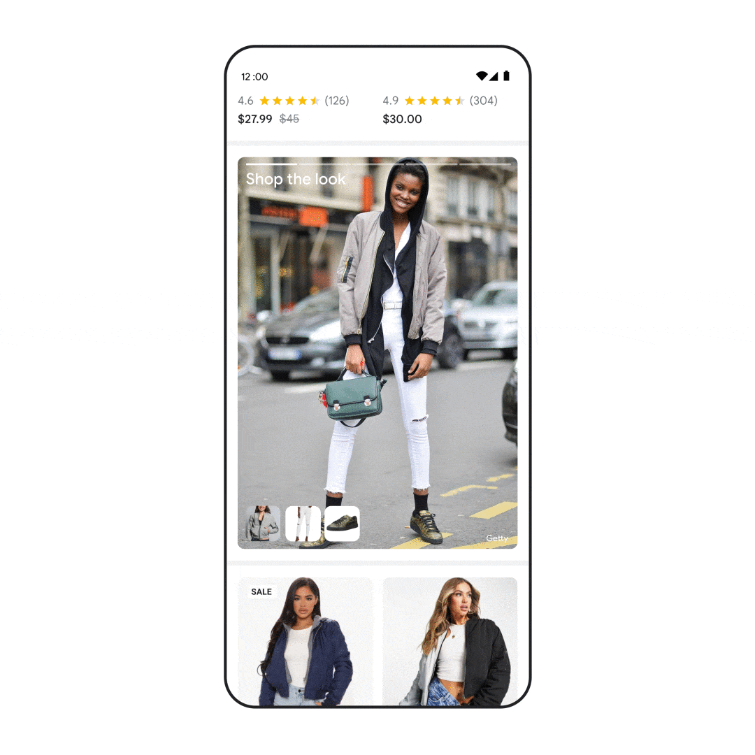 Shop The Look Google Shopping Feature