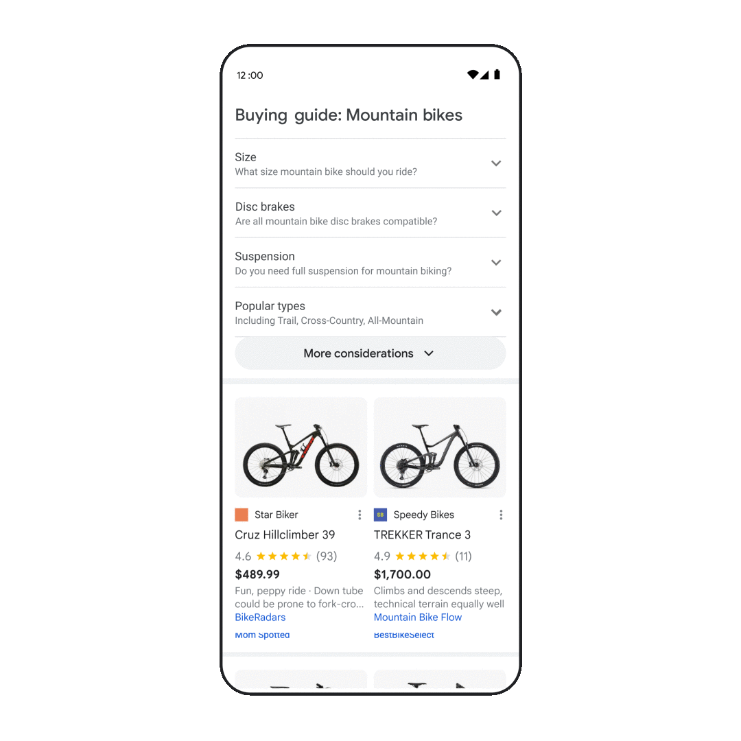 Google Buying Guide Mountain Bikes