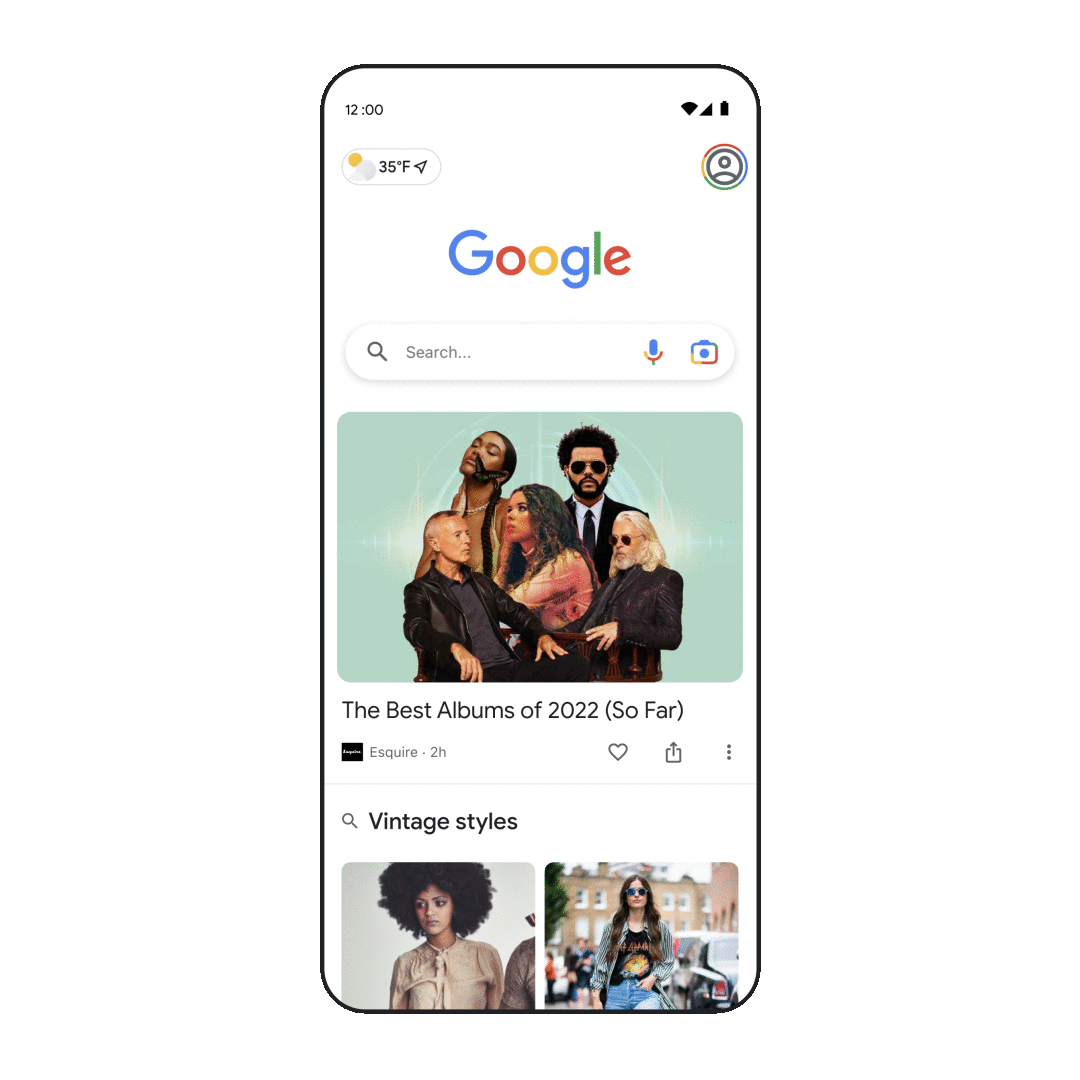 New Shopping Option In Google Discovery App