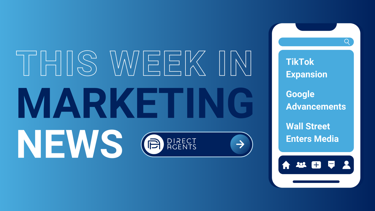 This Week in Marketing: Google Advancements, TikTok Expansion, & Wall Street Enters Media